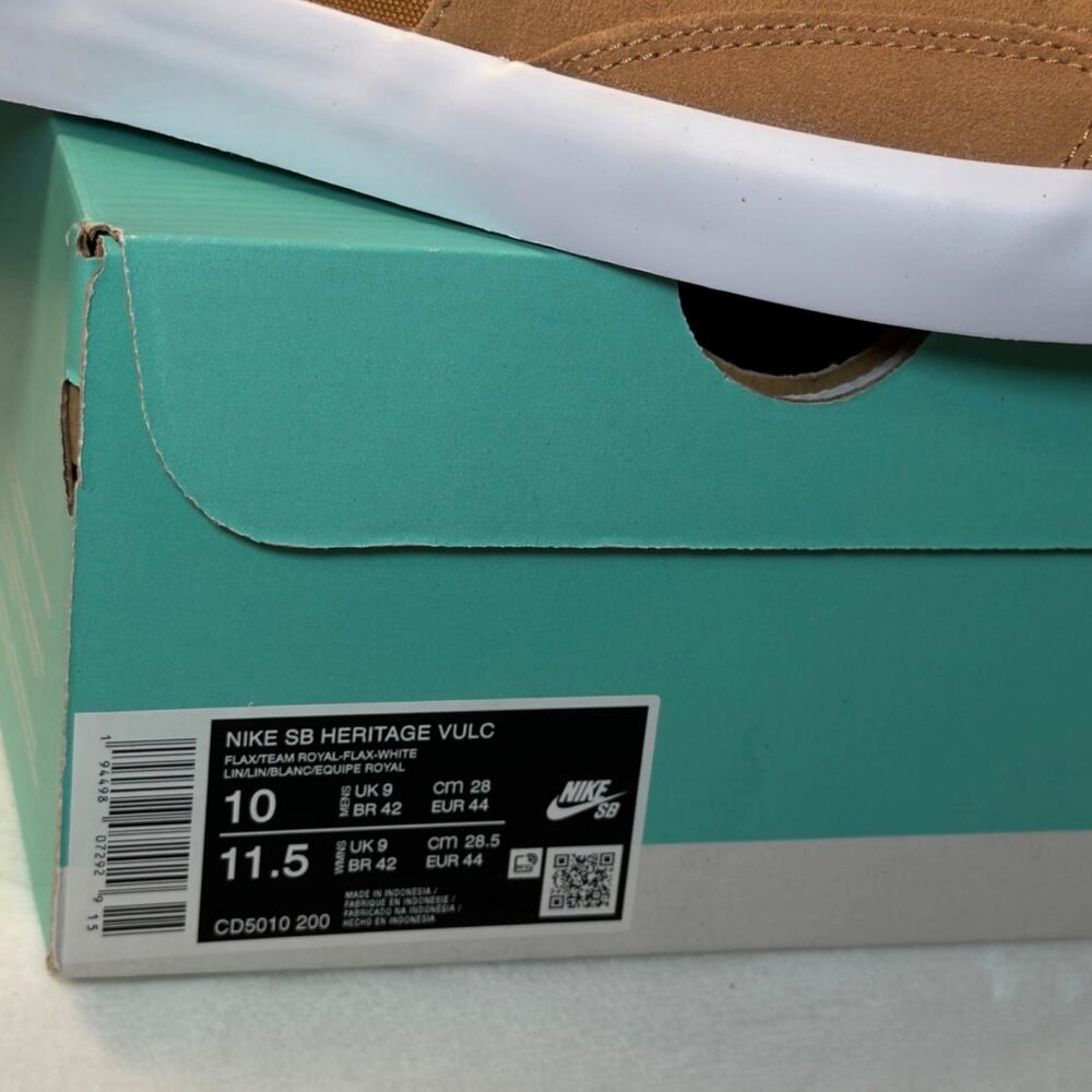 Nike Heritage Vulc SB “Flax / Team Royal” – CD5010-200 | 10M - Picture 2 of 13
